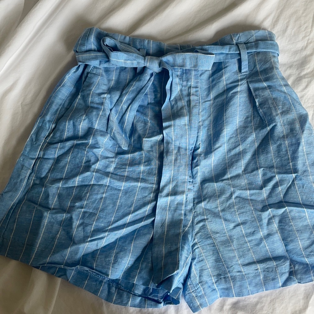 H&M High Waisted Tie Shorts